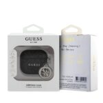 Калъф от Guess 4G Strass Charm case за AirPods 4 black - Image 3