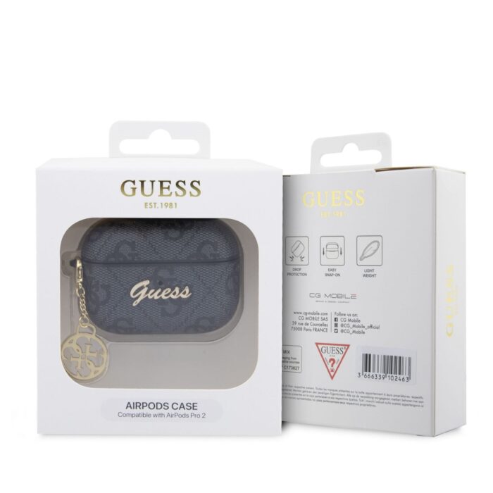 Калъф от GUESS 4G Charm Collection  for Airpods Pro 2 cover black - Image 4