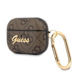 Калъф Guess 4G Script PCPU Case за Airpods Pro - Brown - Image 2