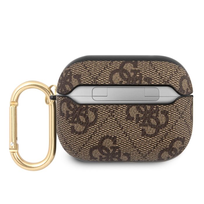 Калъф Guess 4G Script PCPU Case за Airpods Pro - Brown - Image 3