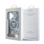 Калъф от Guess IML Glitter Magnolia and Triangle Logo MagSafe Case for iPhone 16 Black - Image 7