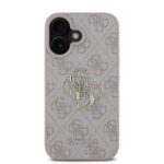 Калъф от Guess PU 4G Metal Logo Case за iPhone 16 Pink - Image 2