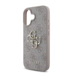 Калъф от Guess PU 4G Metal Logo Case за iPhone 16 Pink - Image 4
