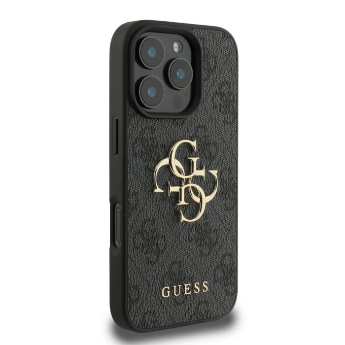 Калъф от Guess PU 4G Metal Logo Case за iPhone 16 Pro Grey - Image 4