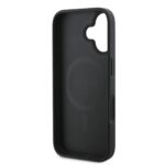 Калъф от Guess PU 4G Small Metal Logo MagSafe Case за iPhone 16 Grey - Image 6
