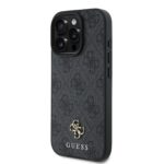 Калъф от Guess PU 4G Small Metal Logo MagSafe Case за iPhone 16 Pro Grey - Image 2