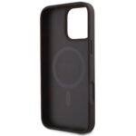 Калъф от Guess PU 4G Small Metal Logo MagSafe Case за iPhone 16 Pro Max Brown - Image 5