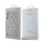 Калъф от Guess PU 4G Stripe Case за iPhone 16 Pink - Image 7