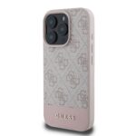 Калъф от Guess PU 4G Stripe Case за iPhone 16 Pro Pink - Image 2