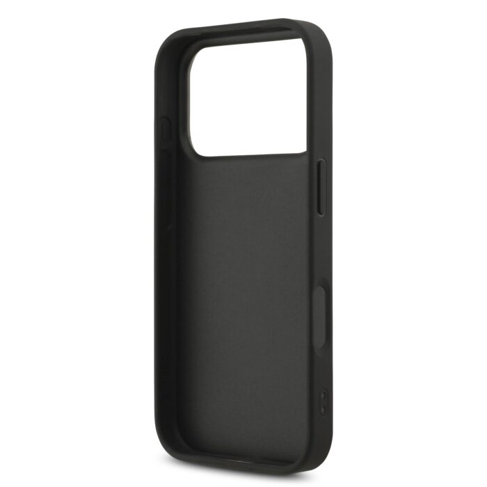 Калъф от 
Guess PU Fixed Glitter 4G Metal Logo Case за iPhone 17 Pro Black - Image 6