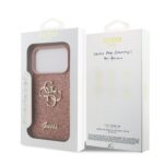 калъф от
Guess PU Fixed Glitter 4G Metal Logo Case за iPhone 17 Pro Pink - Image 7