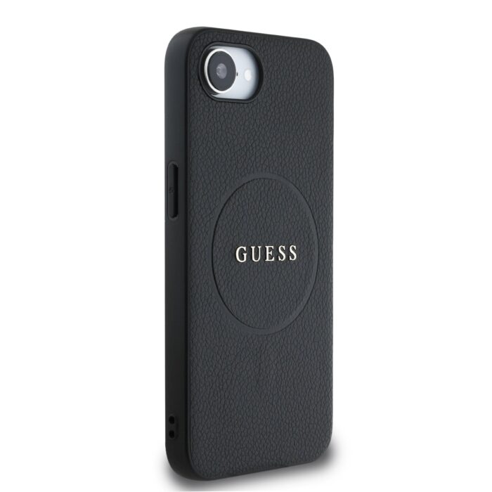 Калъф от Guess PU Grained Classic Logo MagSafe Case за iPhone 16e Black - Image 4