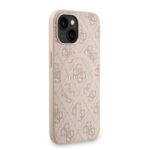 Калъф от Guess PU Leather 4G Colored Ring Strap MagSafe Case за iPhone 14 Pink - Image 3