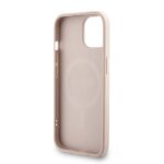 Калъф от Guess PU Leather 4G Colored Ring Strap MagSafe Case за iPhone 14 Pink - Image 5