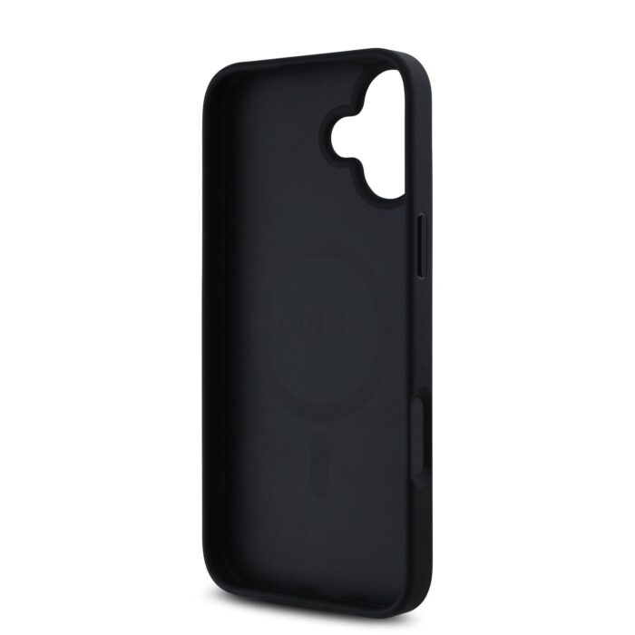 Калъф от Guess PU Leather 4G Roses MagSafe Case for iPhone 16 Black - Image 6