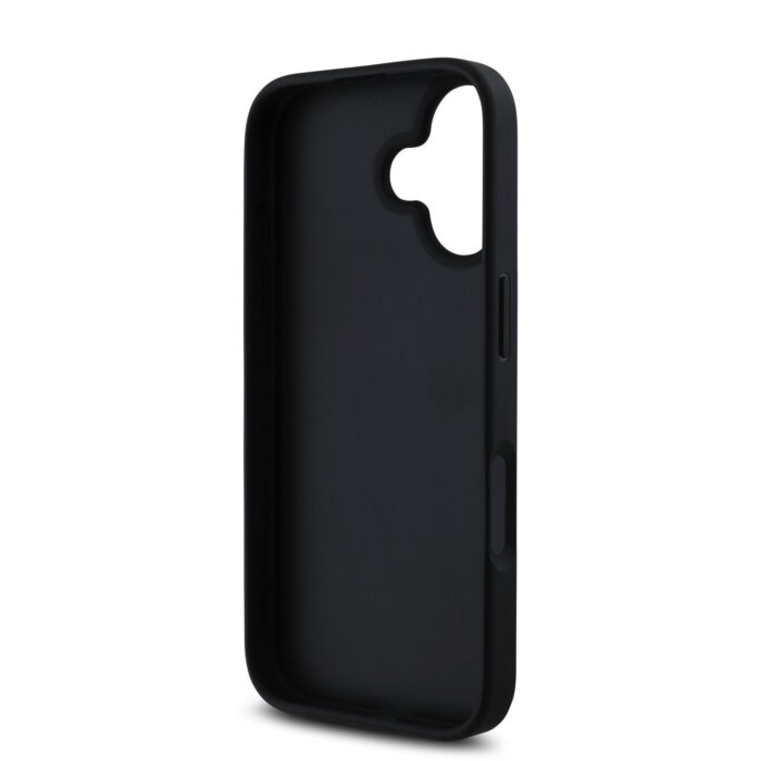 Калъф от Guess PU Leather 4G Triangle Metal Logo Case for iPhone 16 Black - Image 5