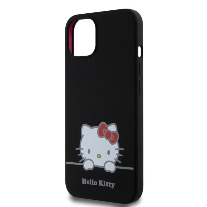Калъф от 
Hello Kitty Liquid Silicone Daydreaming Logo Case за iPhone 13 Black - Image 5