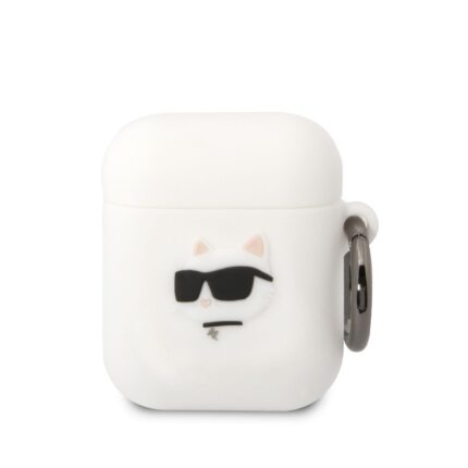 Karl Lagerfeld case for Airpods 2 white 3D Silicone NFT Karl