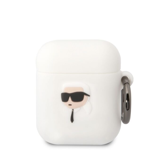 Karl Lagerfeld case for Airpods 2 white 3D Silicone NFT Karl - Image 1