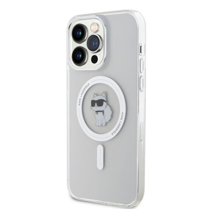 Калъф от Karl Lagerfeld IML Choupette MagSafe Case за iPhone 15 Pro Max Transparent - Image 2