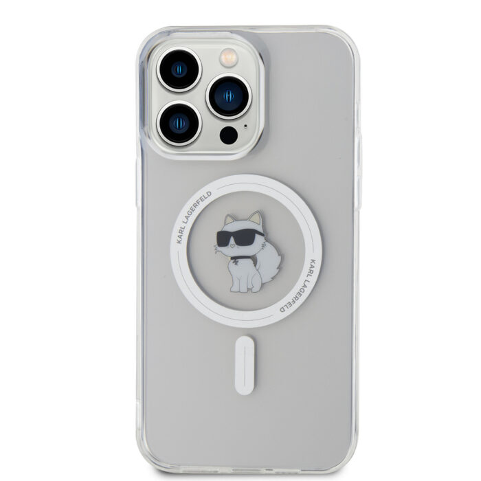 Калъф от Karl Lagerfeld IML Choupette MagSafe Case за iPhone 15 Pro Max Transparent - Image 3