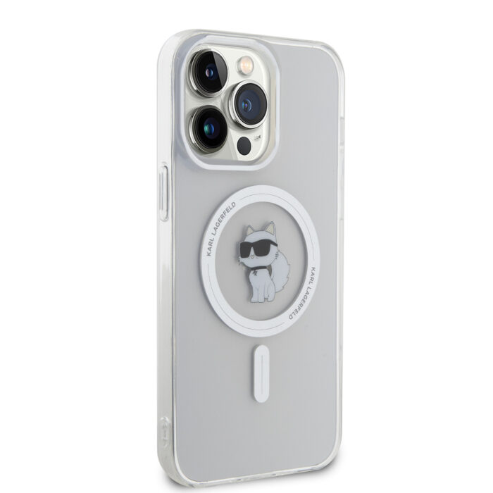 Калъф от Karl Lagerfeld IML Choupette MagSafe Case за iPhone 15 Pro Max Transparent - Image 4