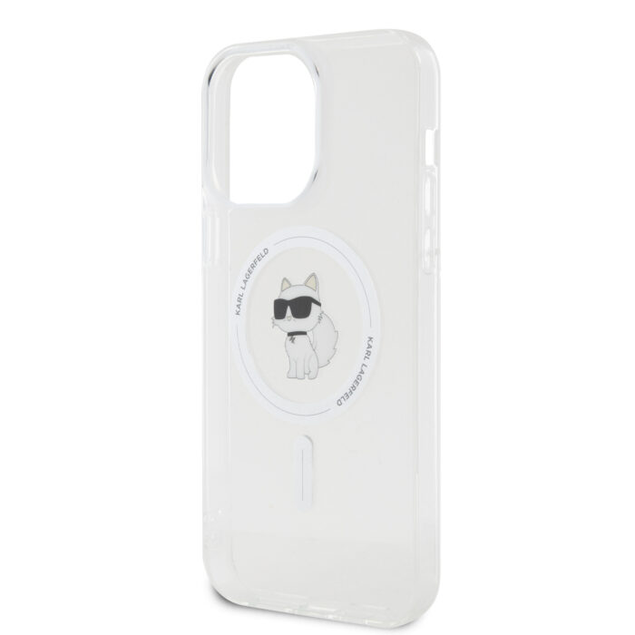 Калъф от Karl Lagerfeld IML Choupette MagSafe Case за iPhone 15 Pro Max Transparent - Image 6