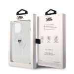 Калъф от Karl Lagerfeld IML Choupette MagSafe Case за iPhone 15 Pro Max Transparent - Image 8