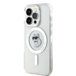 Калъф от Karl Lagerfeld за iPhone 15 Pro Hardcase IML Choupette MagSafe Transparent - Image 2