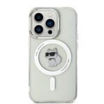 Калъф от Karl Lagerfeld за iPhone 15 Pro Hardcase IML Choupette MagSafe Transparent - Image 3