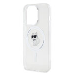 Калъф от Karl Lagerfeld за iPhone 15 Pro Hardcase IML Choupette MagSafe Transparent - Image 6