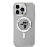Калъф от Karl Lagerfeld IML Glitter Karl and Choupette MagSafe Case за iPhone 15 Pro Max Transparent - Image 3