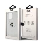 Калъф от Karl Lagerfeld IML Glitter Karl and Choupette MagSafe Case за iPhone 15 Pro Max Transparent - Image 6