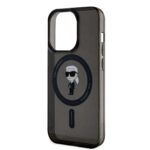 Калъф от Karl Lagerfeld IML Ikonik MagSafe Case за iPhone 15 Pro Black - Image 6