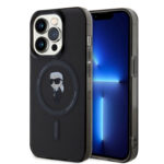 Калъф от Karl Lagerfeld IML Ikonik MagSafe Case за iPhone 15 Pro Black