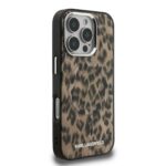 Калъф от Karl Lagerfeld IML Leopard MagSafe Case за iPhone 16 Pro Brown - Image 4