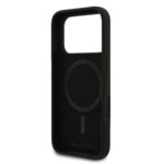 Калъф от 
Karl Lagerfeld Liquid Silicone Double Heads MagSafe Case за iPhone 17 Pro Black - Image 6
