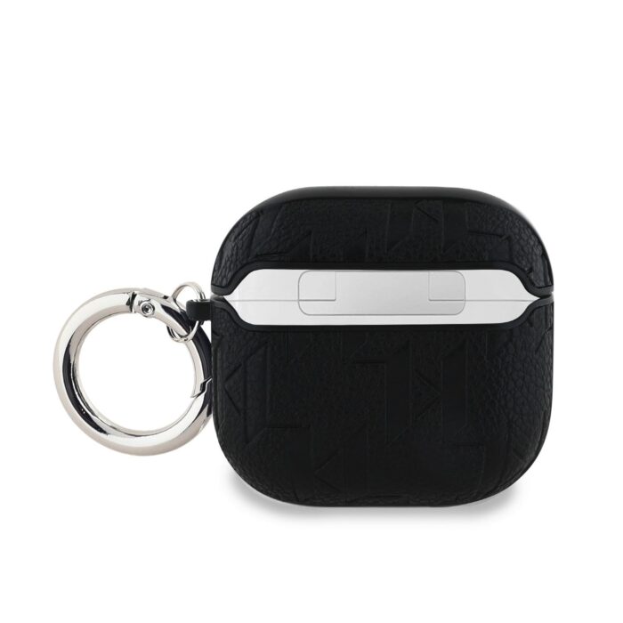Калъф за Karl Lagerfeld Monogram Karl & Choupette Head Case for AirPods 4 Black - Image 2