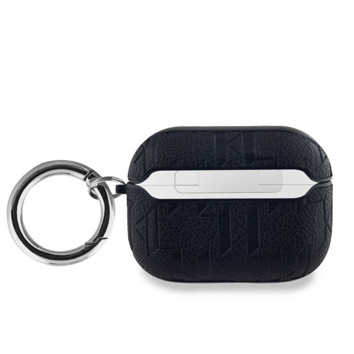 Калъф от Karl Lagerfeld PU Embossed Karl Head Case for AirPods Pro Black - Image 2