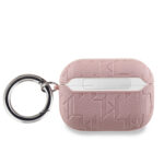 Калъф от Karl Lagerfeld PU Embossed Karl Head Case for AirPods Pro Pink - Image 2