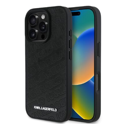 Калъф от Karl Lagerfeld PU Quilted Pattern Case for iPhone 16 Pro Max Black