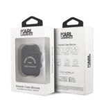 Калъф Karl Lagerfeld Rue St Guillaume Silicone Case for Airpods 1/2 Black - Image 3