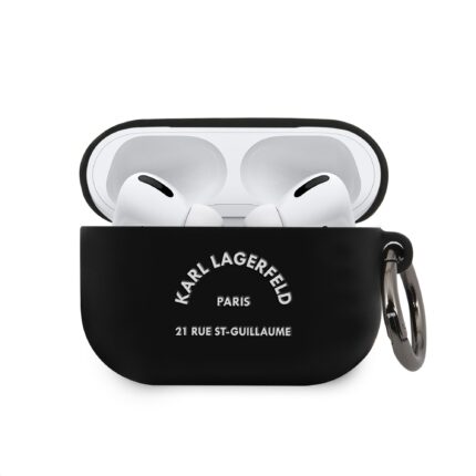 Калъф Karl Lagerfeld Rue St Guillaume Silicone Case за Airpods Pro - Black