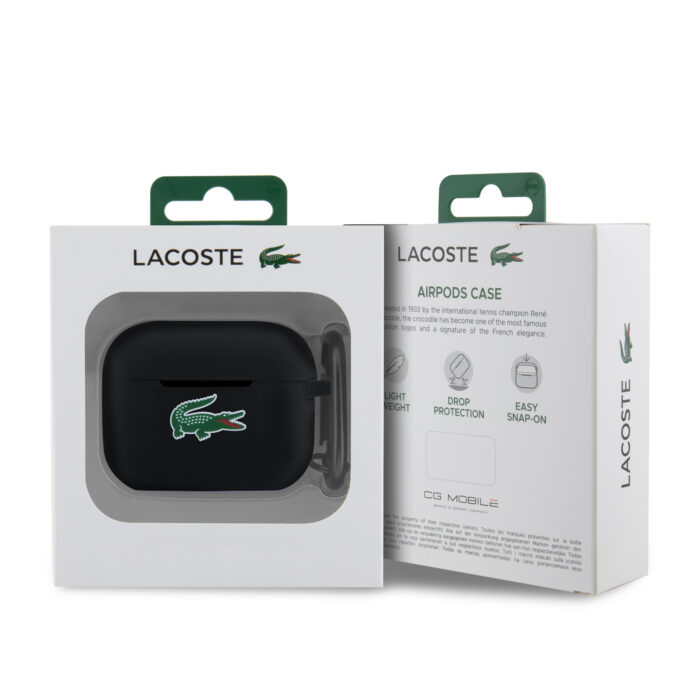 Калъф от Lacoste Liquid Silicone Croc Logo Case за AirPods Pro 2 Black - Image 3