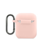 Калъф от Lacoste Liquid Silicone Glossy Printing Logo Case за AirPods 1/2 Pink - Image 2