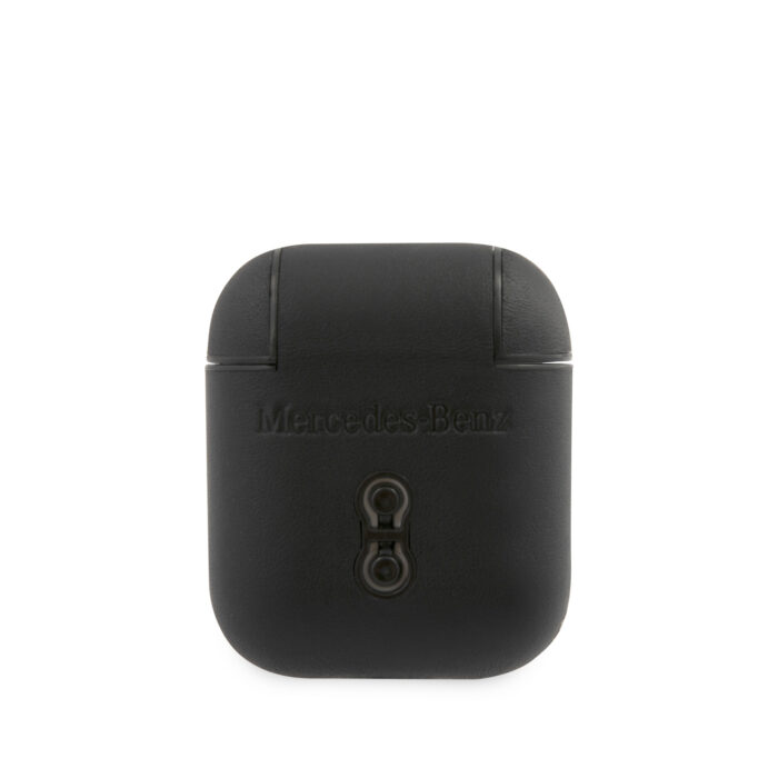 Калъф Mercedes Leather Case for AirPods 1/2 Black - Image 2