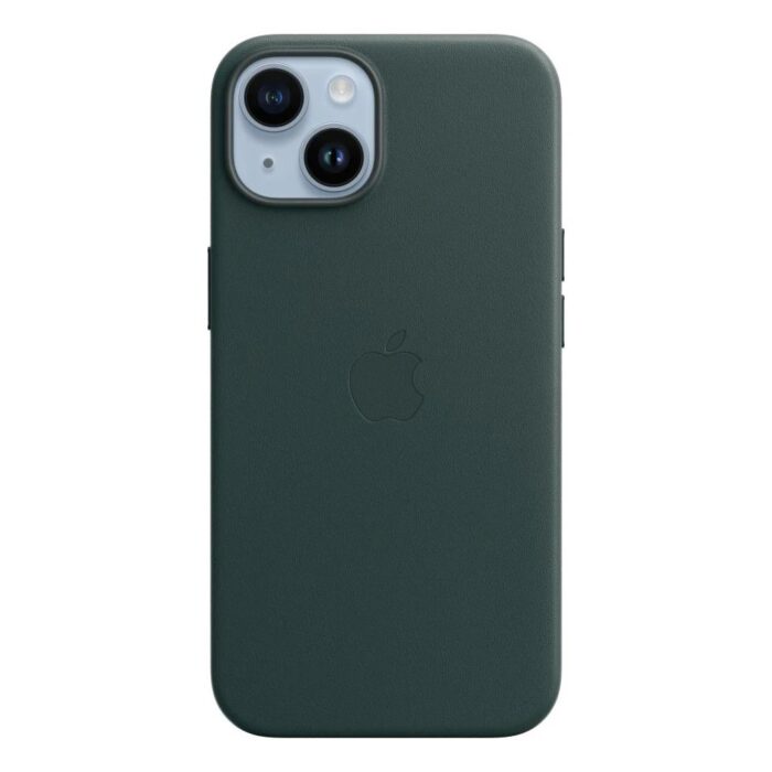 Калъф от Appe за iPhone 14 Leather Case with MagSafe - Forest Green - Image 1