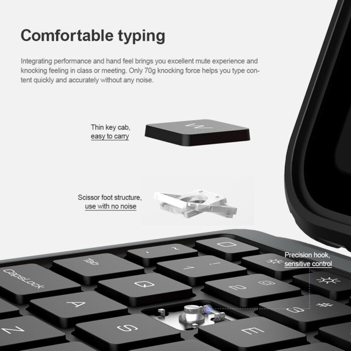 Калъф от Nillkin Bumper Combo Keyboard Case за iPad 10.9 2022 Black - Image 7