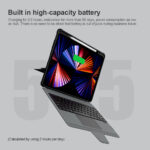 Калъф от Nillkin Bumper Combo Keyboard Case за iPad Pro 12.9 2020/2021/2022 Black - Image 6