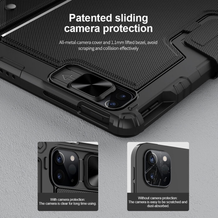 Калъф от Nillkin Bumper Combo Keyboard Case за iPad Pro 12.9 2020/2021/2022 Black - Image 8